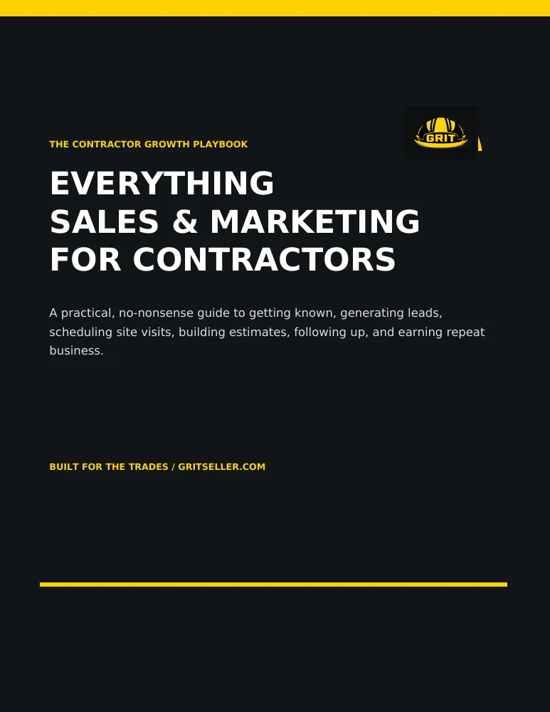 The Contractor Growth Playbook cover